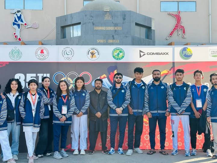 🏅 Gilgit-Baltistan Taekwondo Team Shines at 35th National Games in Karachi 🥋